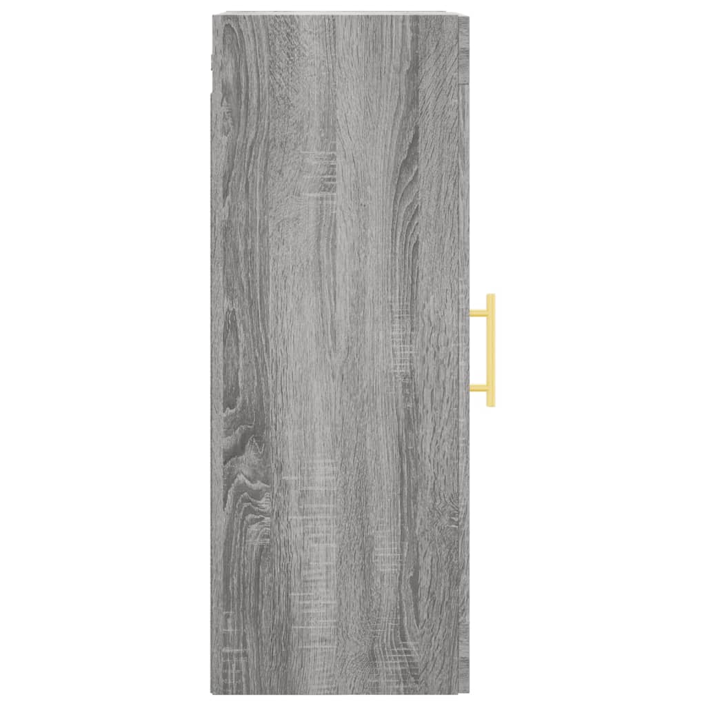 Wall Mounted Cabinet Grey Sonoma 34,5x34x90 cm