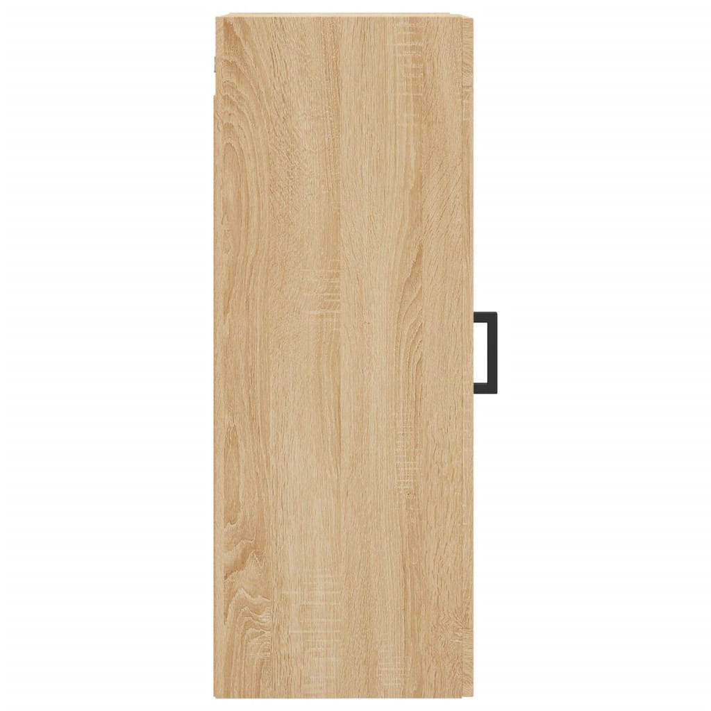 vidaXL Wall Mounted Cabinet Sonoma Oak 34.5x34x90 cm