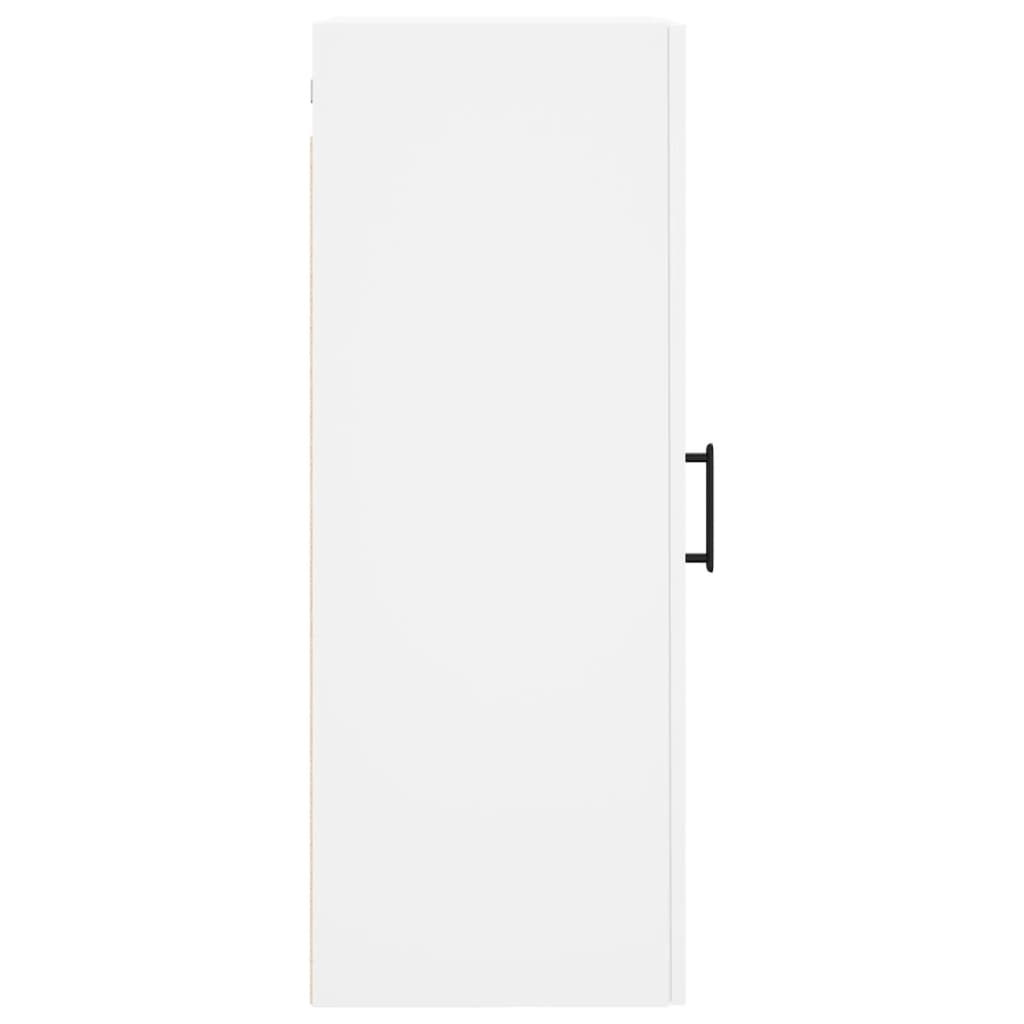 Wall Mounted Cabinet White 34,5x34x90 cm