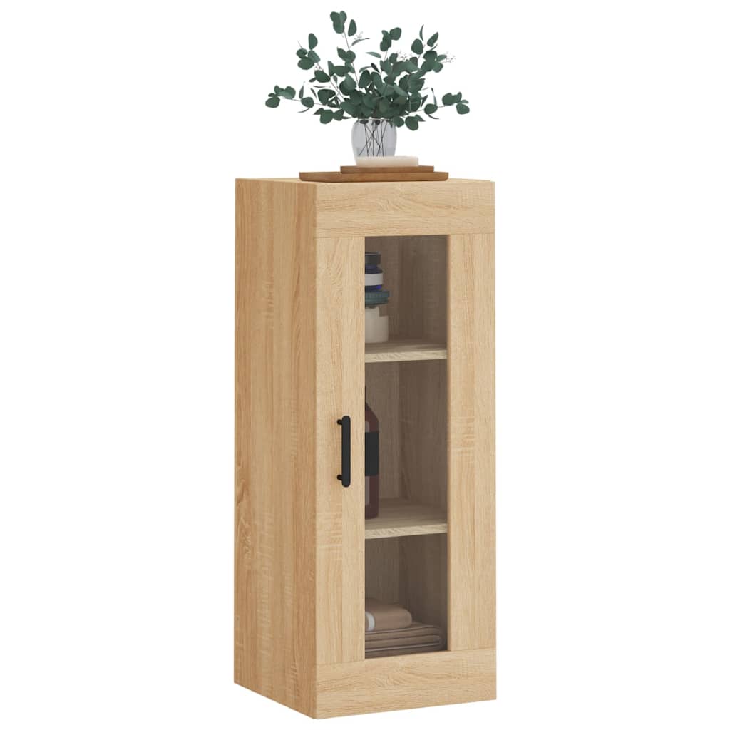 Wall Mounted Cabinet Sonoma Oak 34,5x34x90 cm