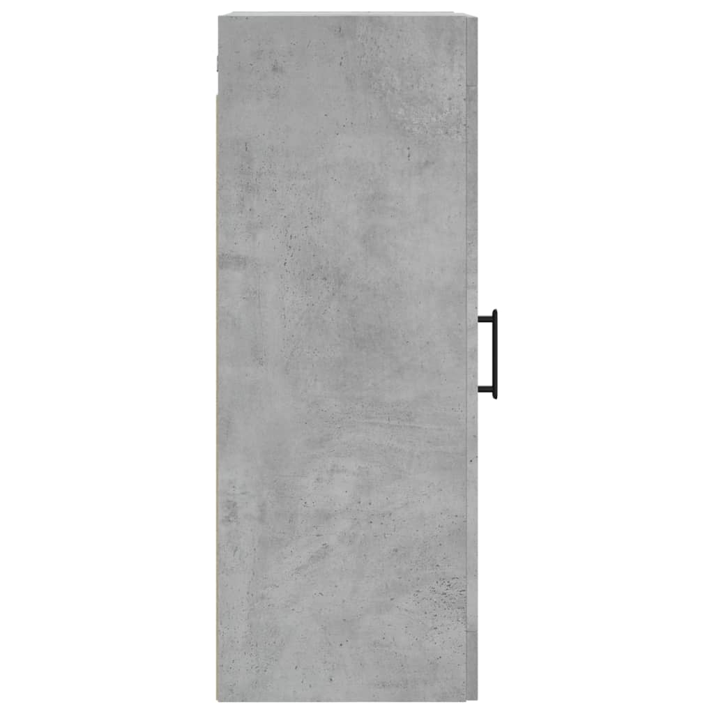Wall Mounted Cabinet Concrete Grey 34,5x34x90 cm