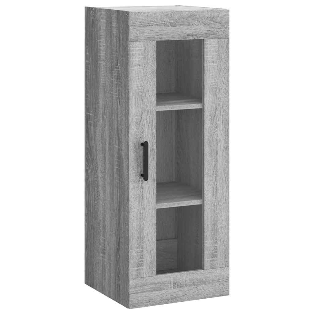 Wall Mounted Cabinet Grey Sonoma 34,5x34x90 cm