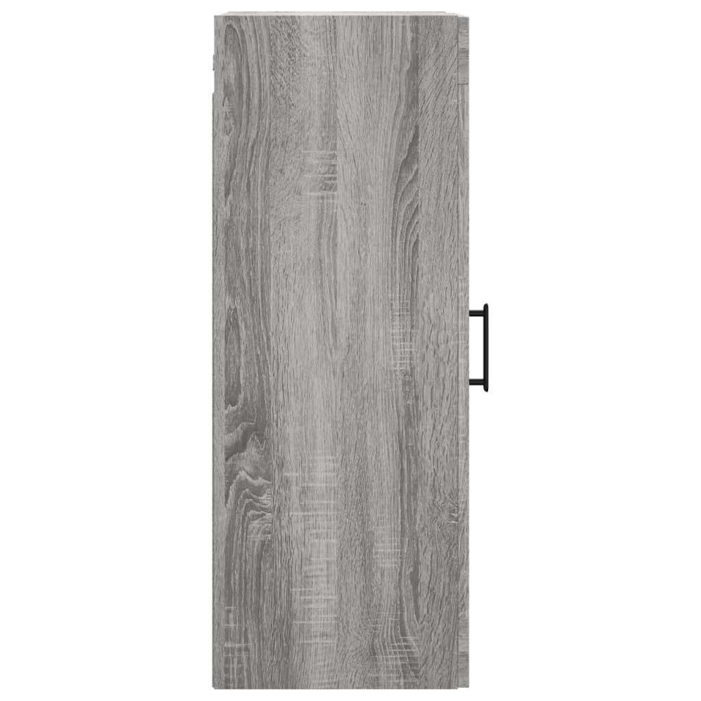 Wall Mounted Cabinet Grey Sonoma 34,5x34x90 cm