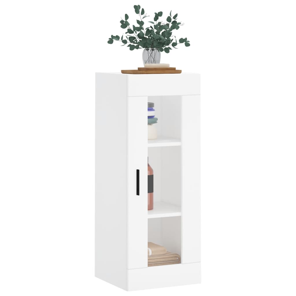 Wall Mounted Cabinet White 34,5x34x90 cm