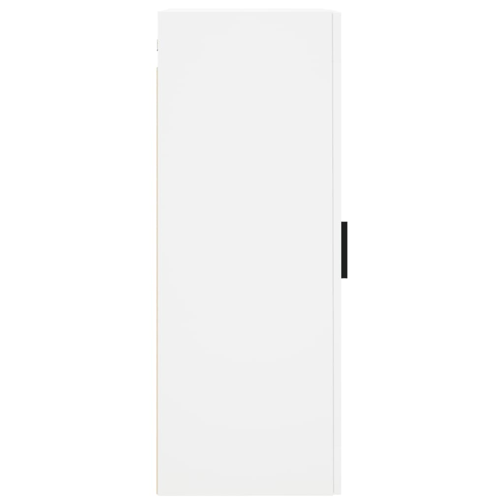 Wall Mounted Cabinet White 34,5x34x90 cm