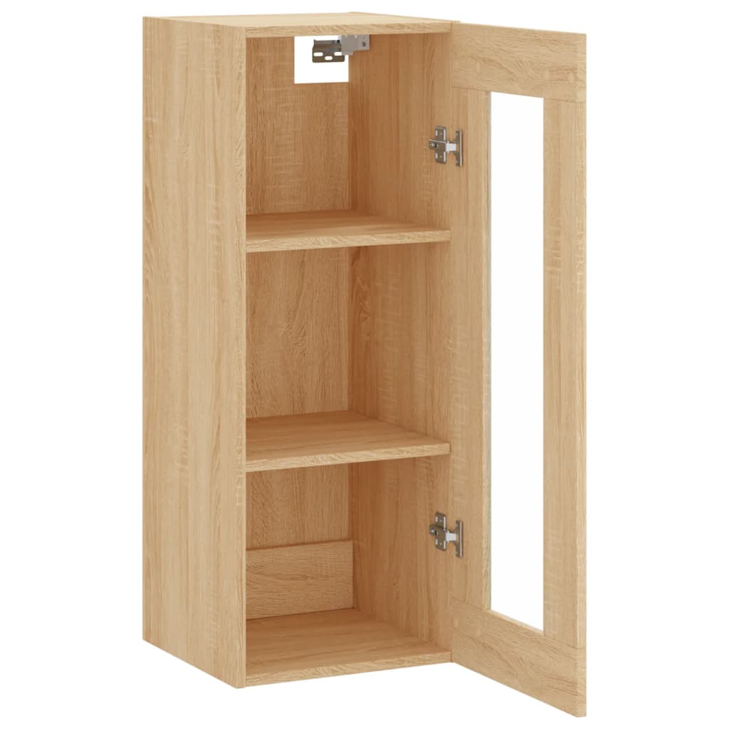 Wall Mounted Cabinet Sonoma Oak 34,5x34x90 cm