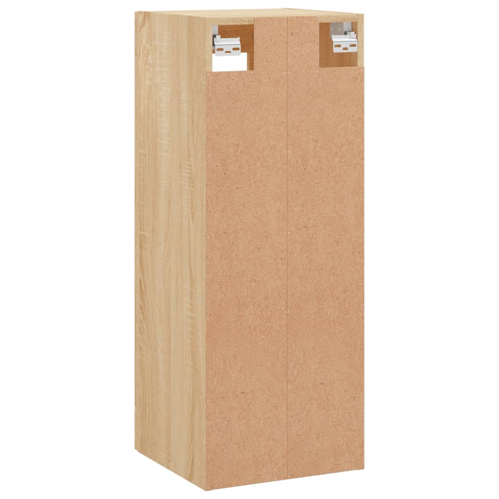 Wall Mounted Cabinet Sonoma Oak 34,5x34x90 cm