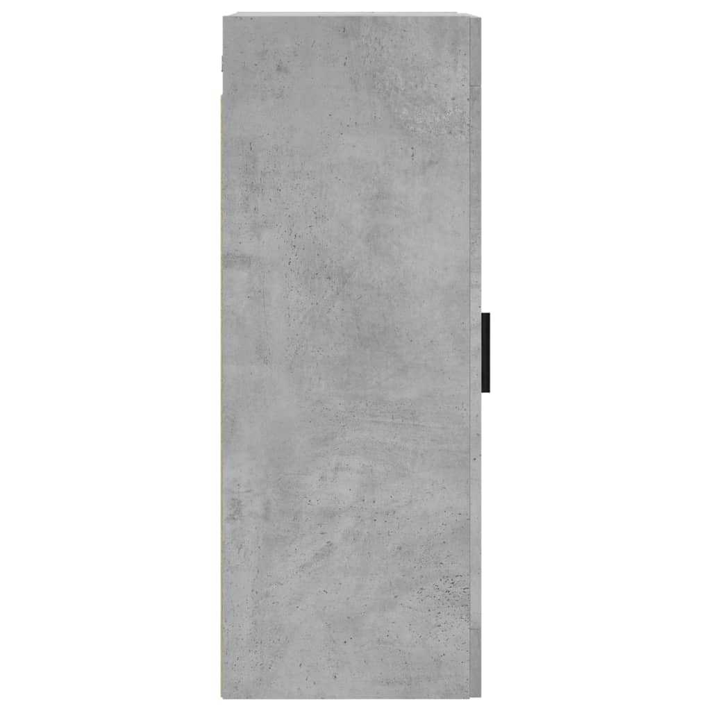 Wall Mounted Cabinet Concrete Grey 34,5x34x90 cm