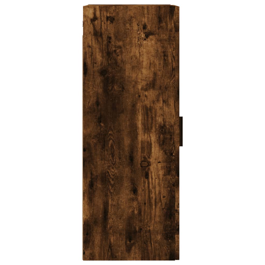 Wall Mounted Cabinet Smoked Oak 34,5x34x90 cm