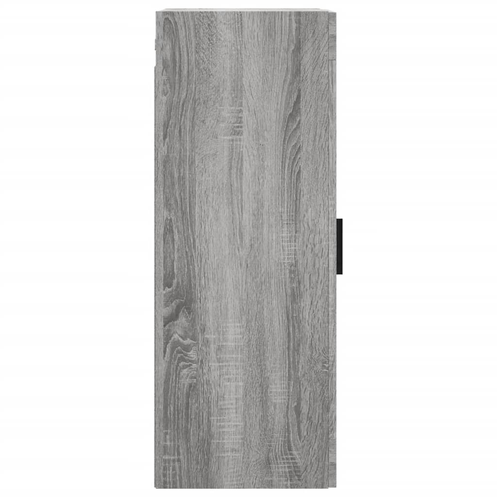 Wall Mounted Cabinet Grey Sonoma 34,5x34x90 cm