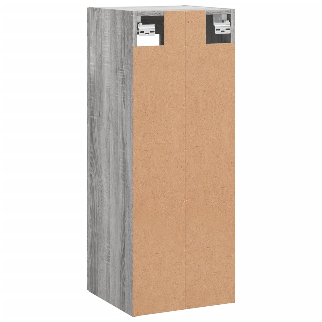 Wall Mounted Cabinet Grey Sonoma 34,5x34x90 cm