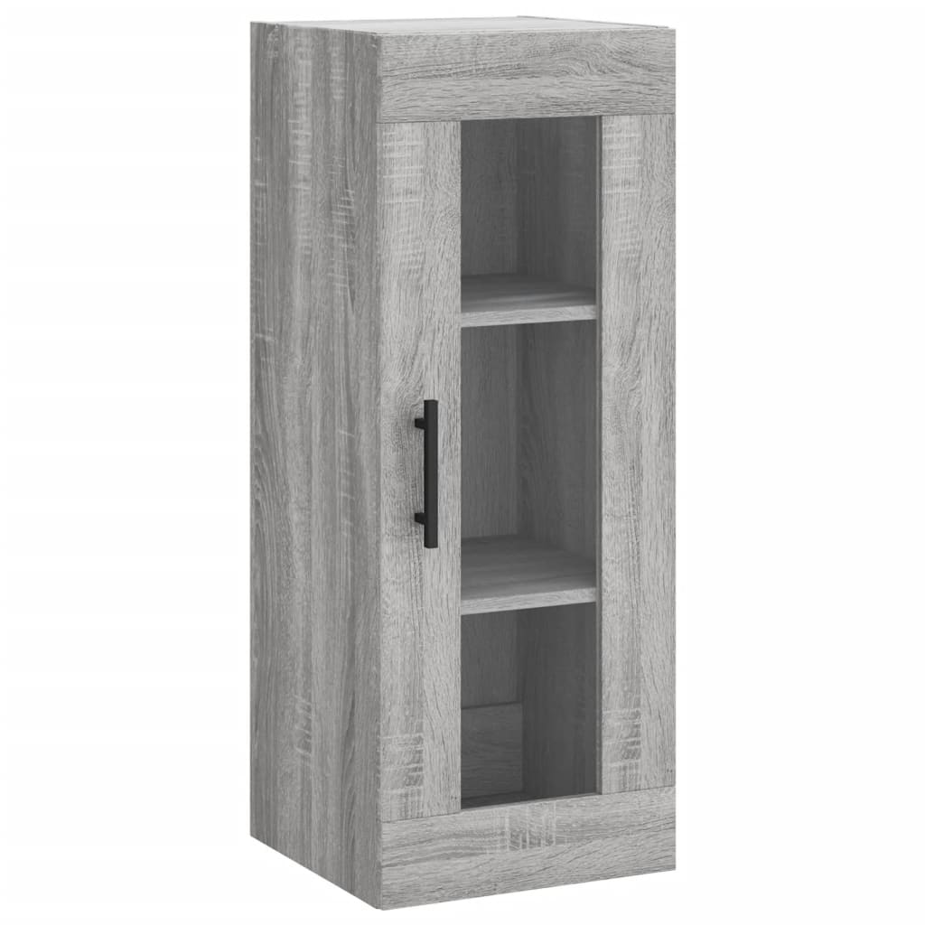 Wall Mounted Cabinet Grey Sonoma 34,5x34x90 cm