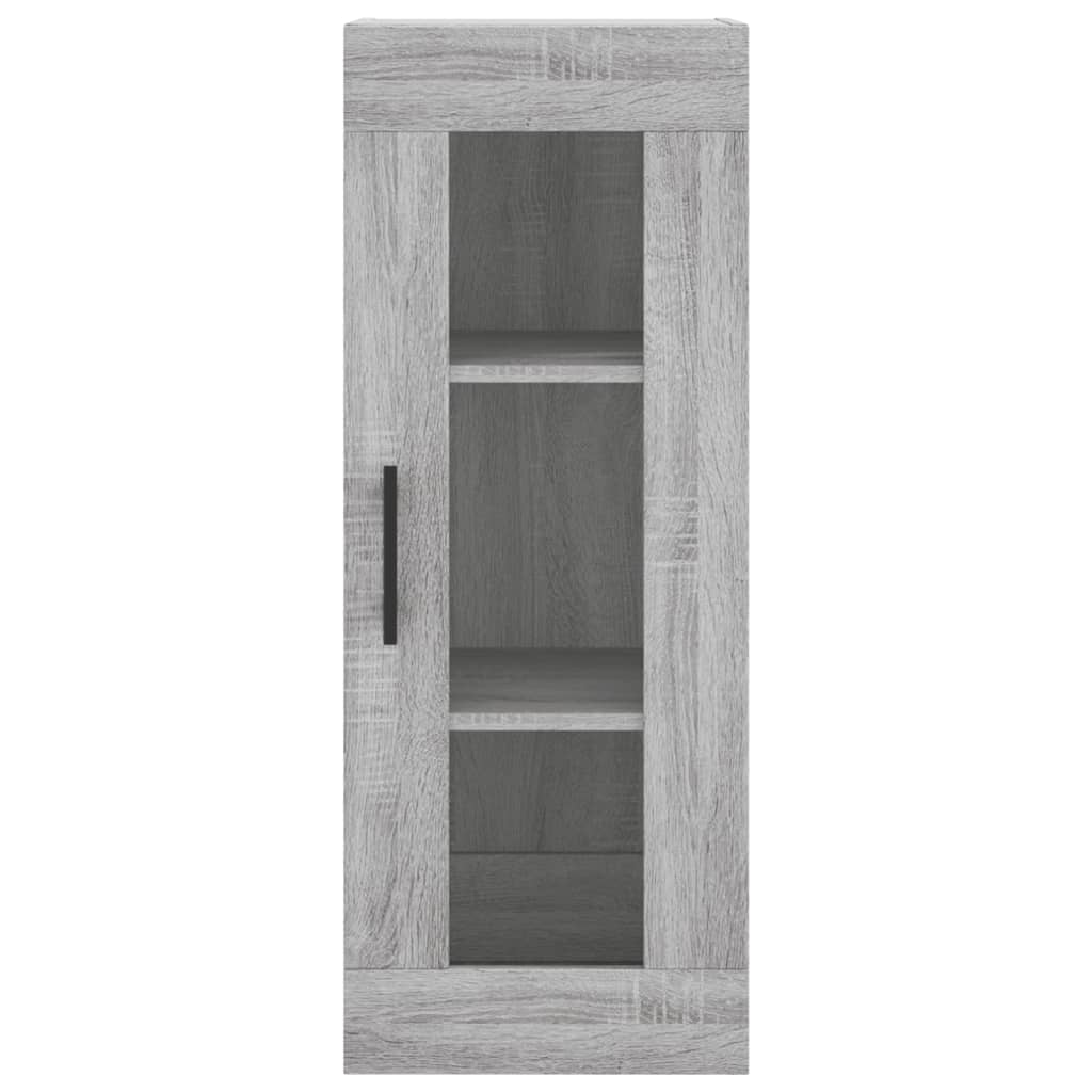 Wall Mounted Cabinet Grey Sonoma 34,5x34x90 cm