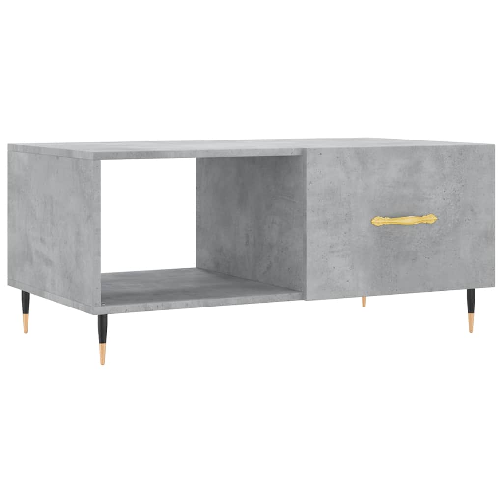 Coffee Table Concrete Grey 90x50x40 cm Engineered Wood