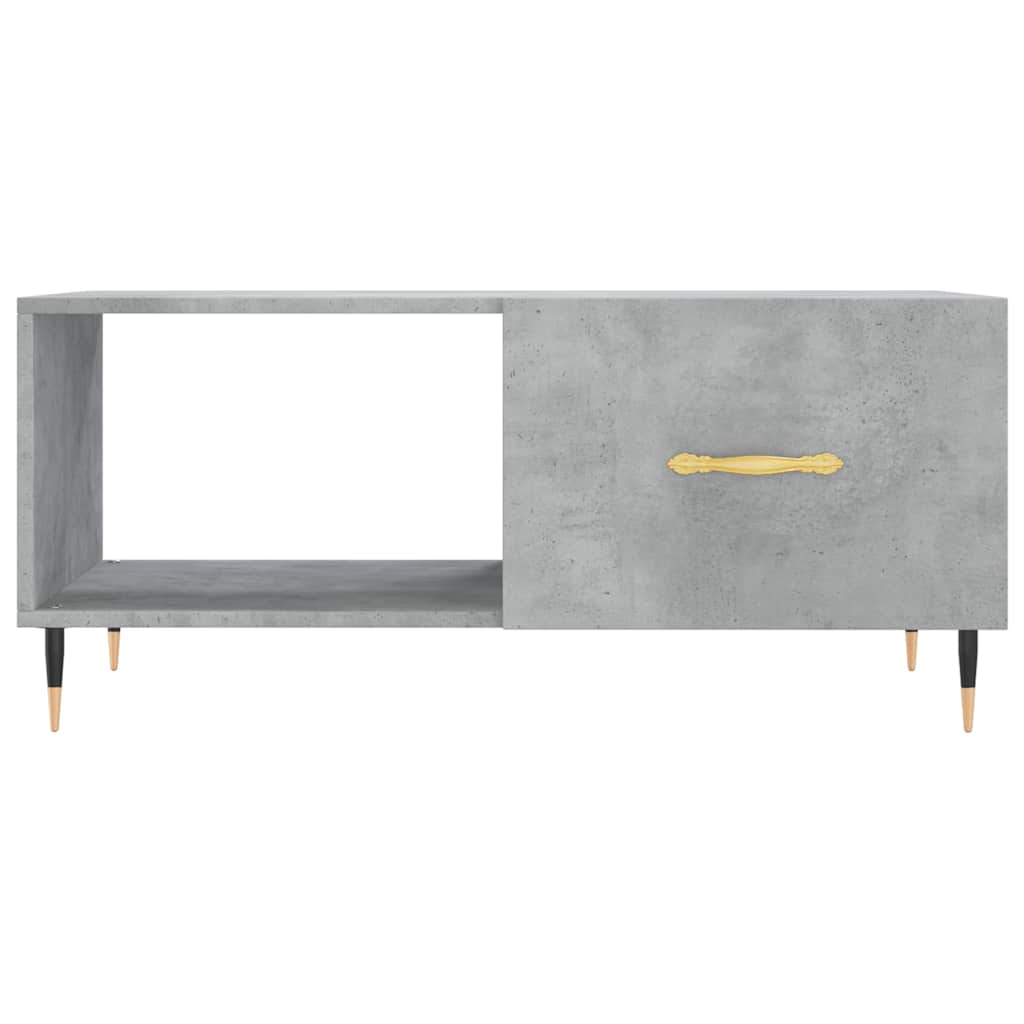Coffee Table Concrete Grey 90x50x40 cm Engineered Wood