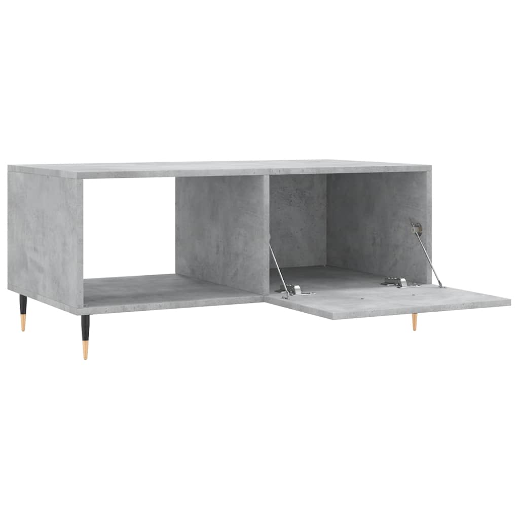 Coffee Table Concrete Grey 90x50x40 cm Engineered Wood