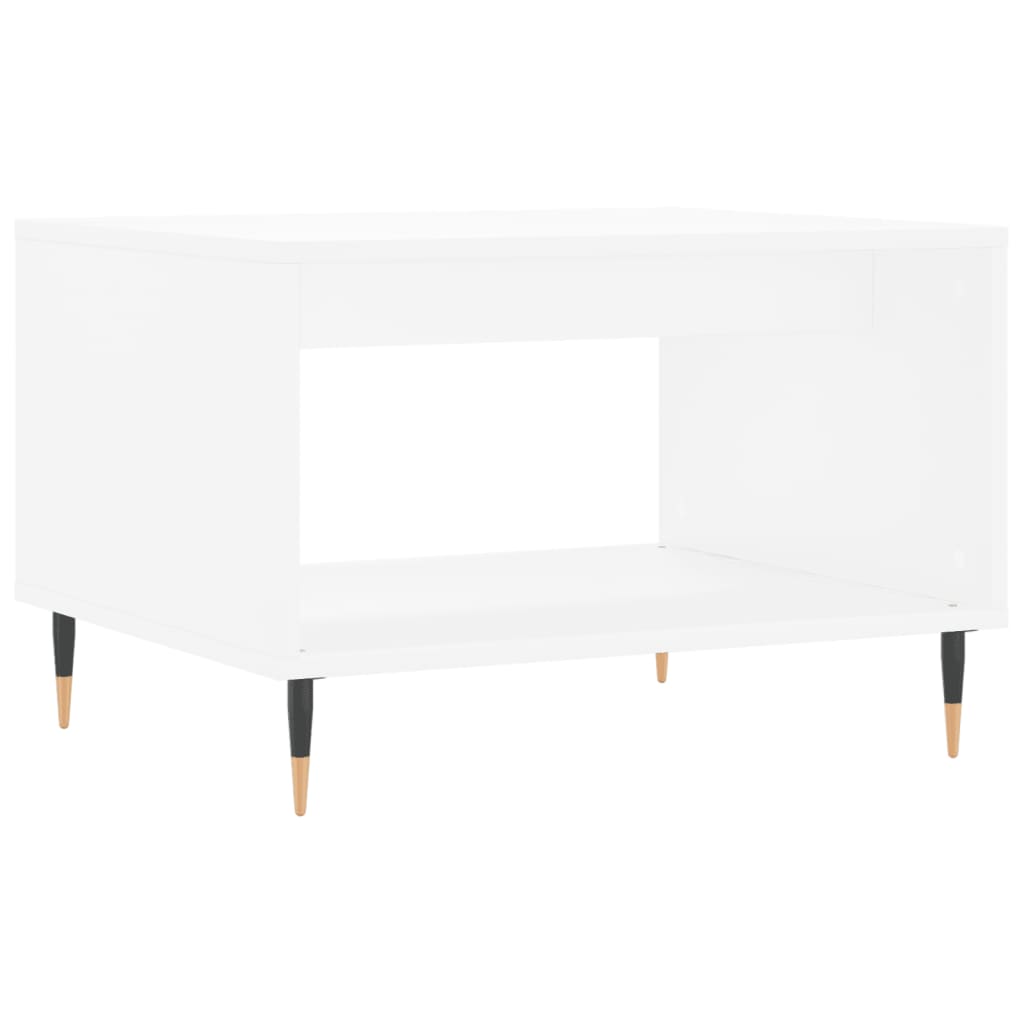 Coffee Table White 60x50x40 cm Engineered Wood