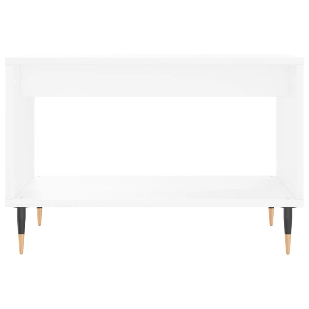 Coffee Table White 60x50x40 cm Engineered Wood