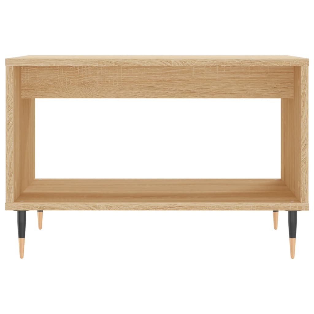 Coffee Table Sonoma Oak 60x50x40 cm Engineered Wood