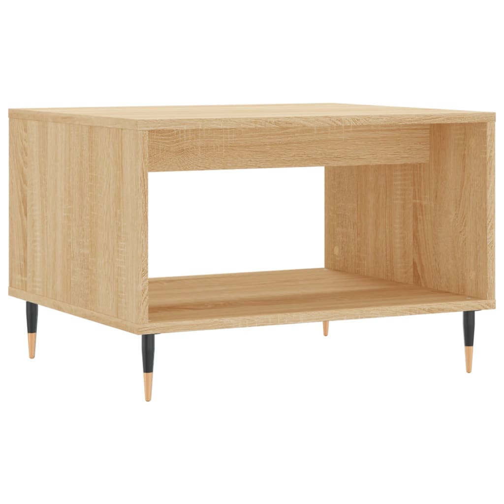 Coffee Table Sonoma Oak 60x50x40 cm Engineered Wood
