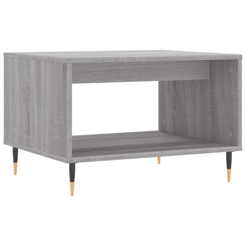Coffee Table Grey Sonoma 60x50x40 cm Engineered Wood