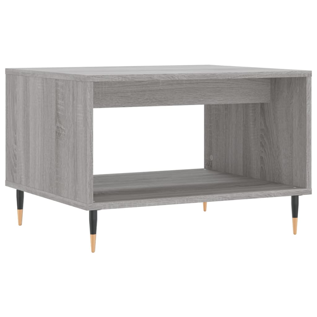 Coffee Table Grey Sonoma 60x50x40 cm Engineered Wood