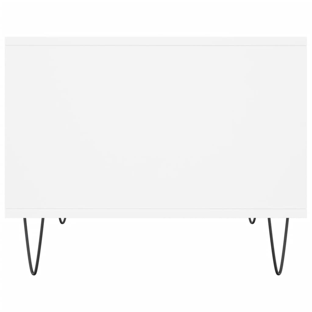Coffee Table White 60x50x40 cm Engineered Wood