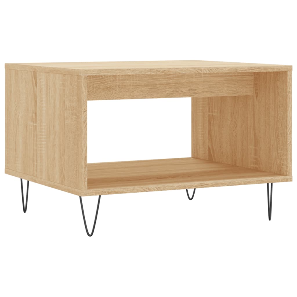 Coffee Table Sonoma Oak 60x50x40 cm Engineered Wood