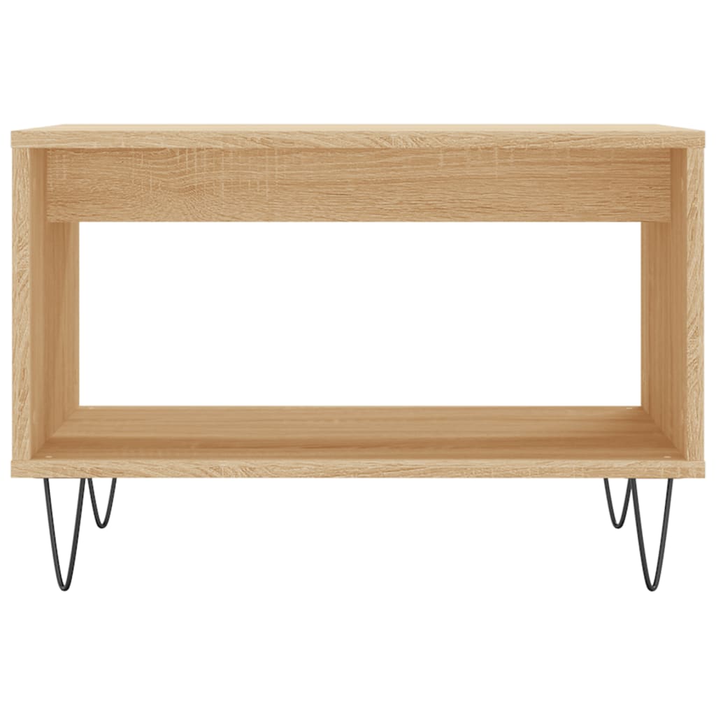 Coffee Table Sonoma Oak 60x50x40 cm Engineered Wood