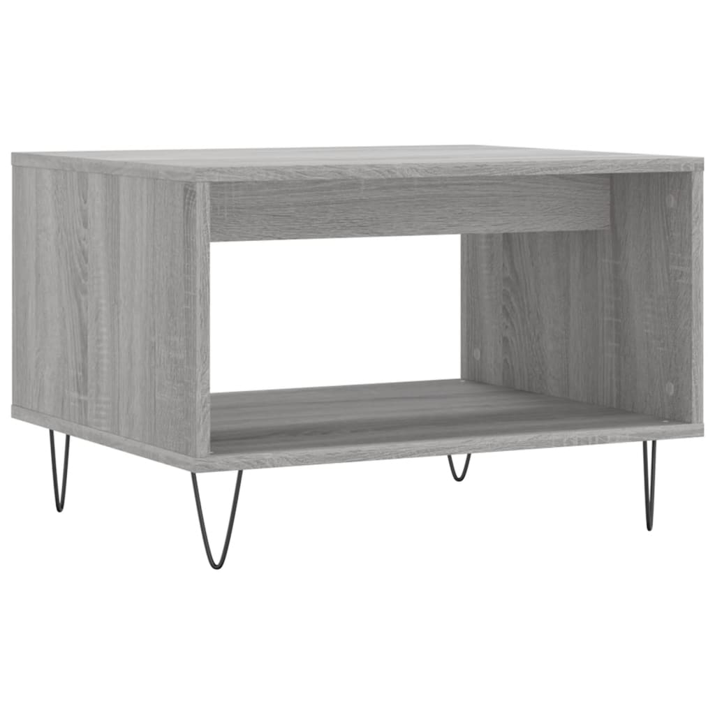 Coffee Table Grey Sonoma 60x50x40 cm Engineered Wood