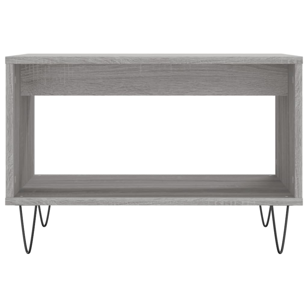 Coffee Table Grey Sonoma 60x50x40 cm Engineered Wood