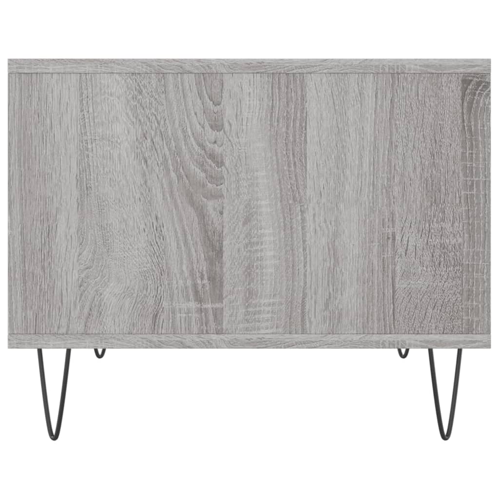 vidaXL Coffee Table Grey Sonoma 60x50x40 cm Engineered Wood