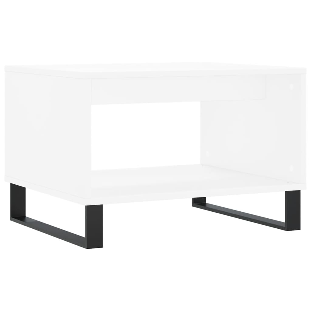 vidaXL Coffee Table White 60x50x40 cm Engineered Wood