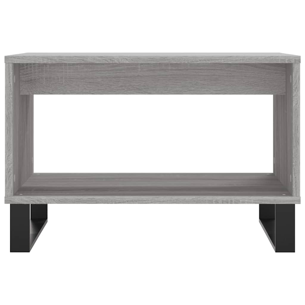 Coffee Table Grey Sonoma 60x50x40 cm Engineered Wood