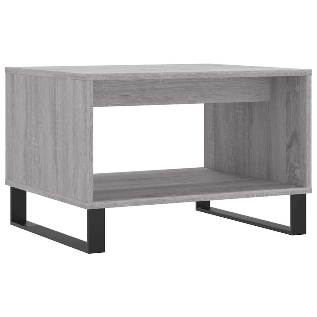 Coffee Table Grey Sonoma 60x50x40 cm Engineered Wood