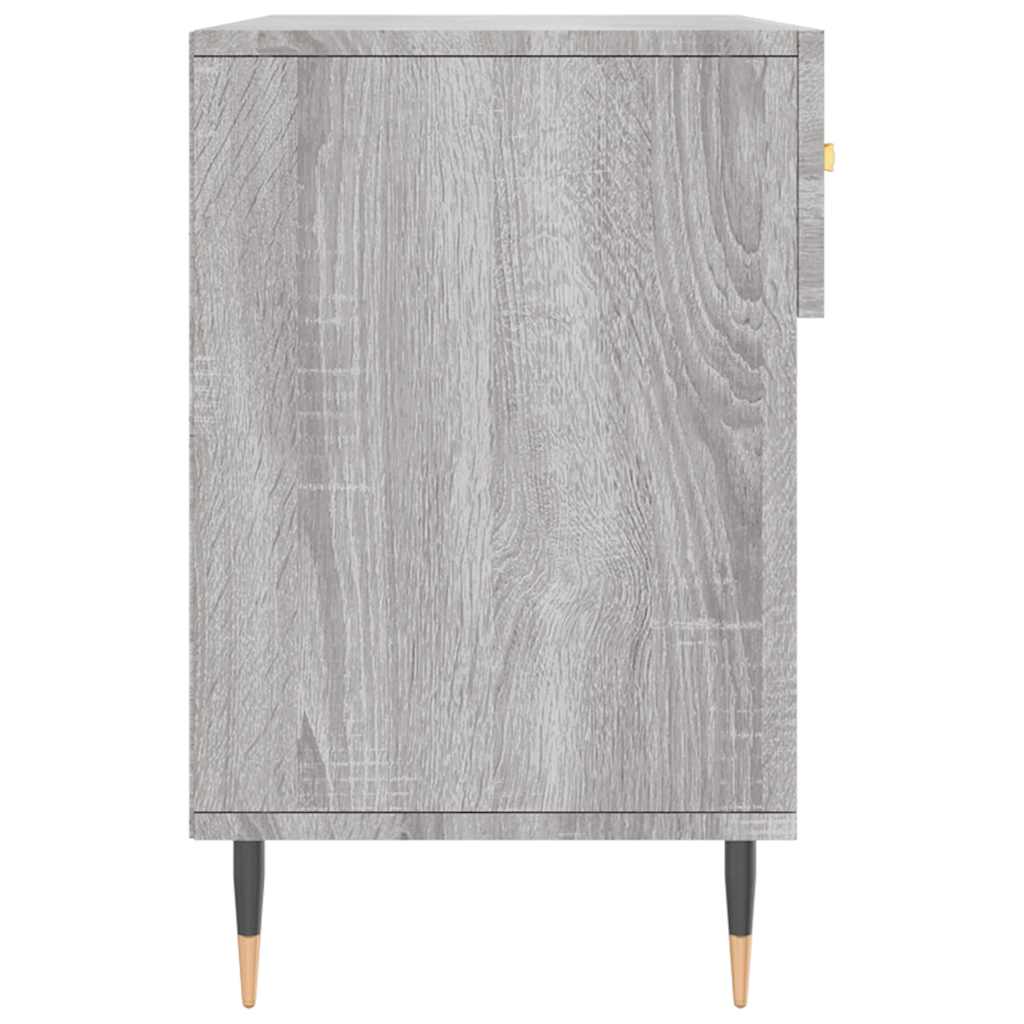 Shoe Bench Grey Sonoma 102x35x55 cm Engineered Wood