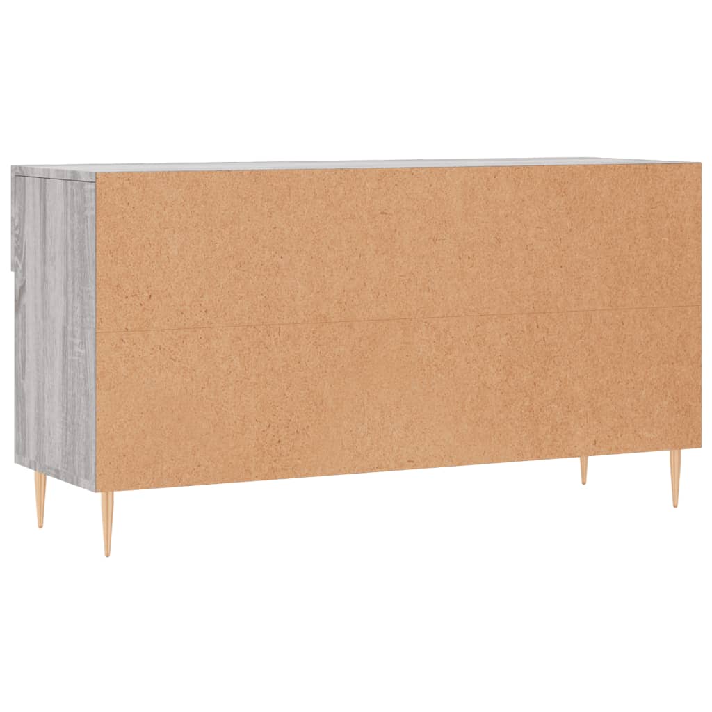 Shoe Bench Grey Sonoma 102x35x55 cm Engineered Wood
