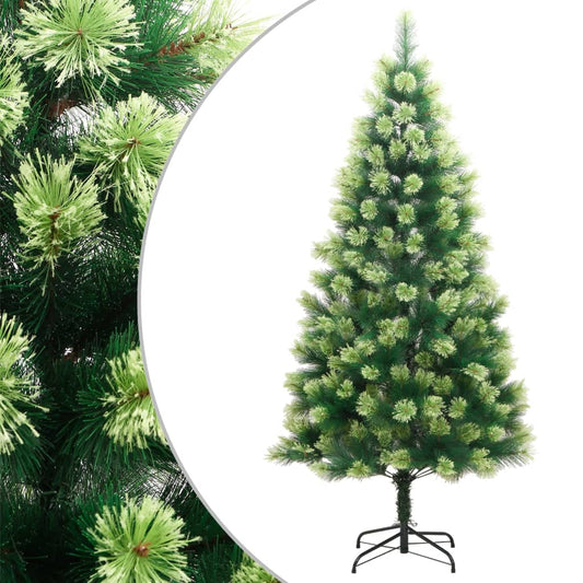 vidaXL Artificial Hinged Christmas Tree with Stand 120 cm