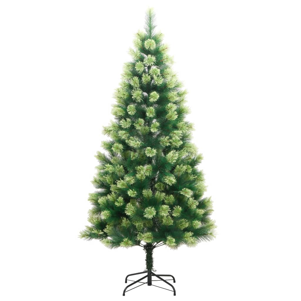 vidaXL Artificial Hinged Christmas Tree with Stand 120 cm