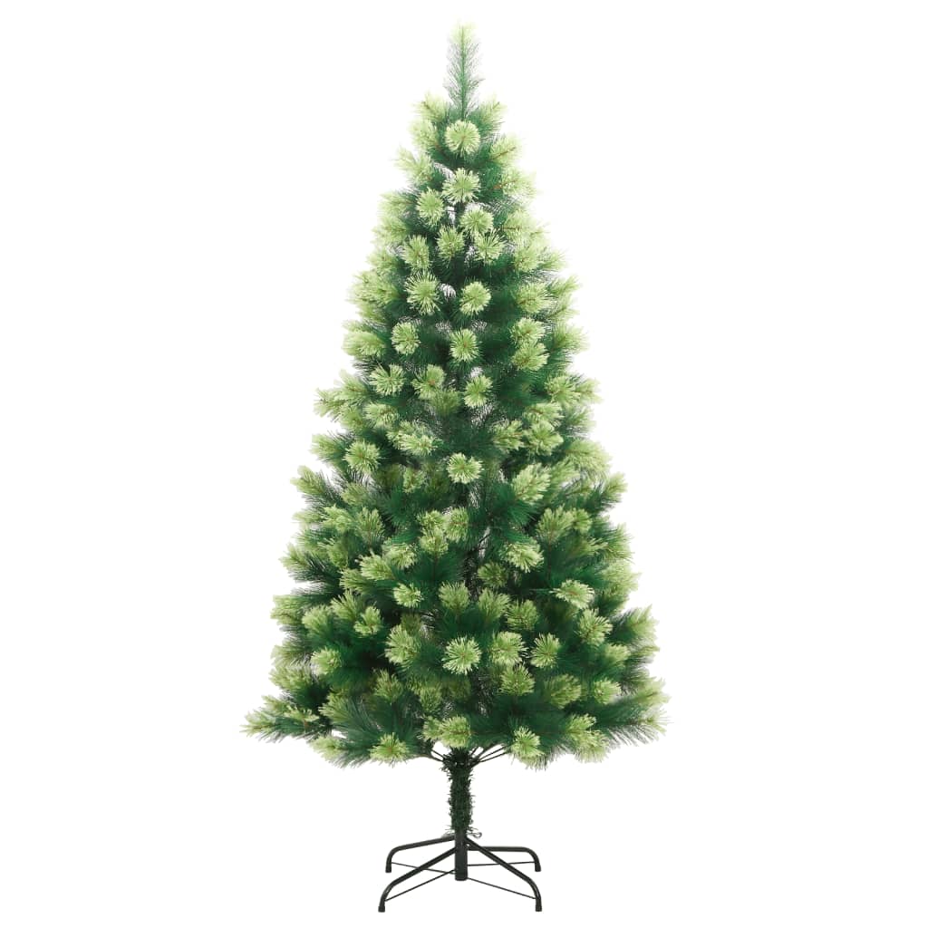 vidaXL Artificial Hinged Christmas Tree with Stand 150 cm