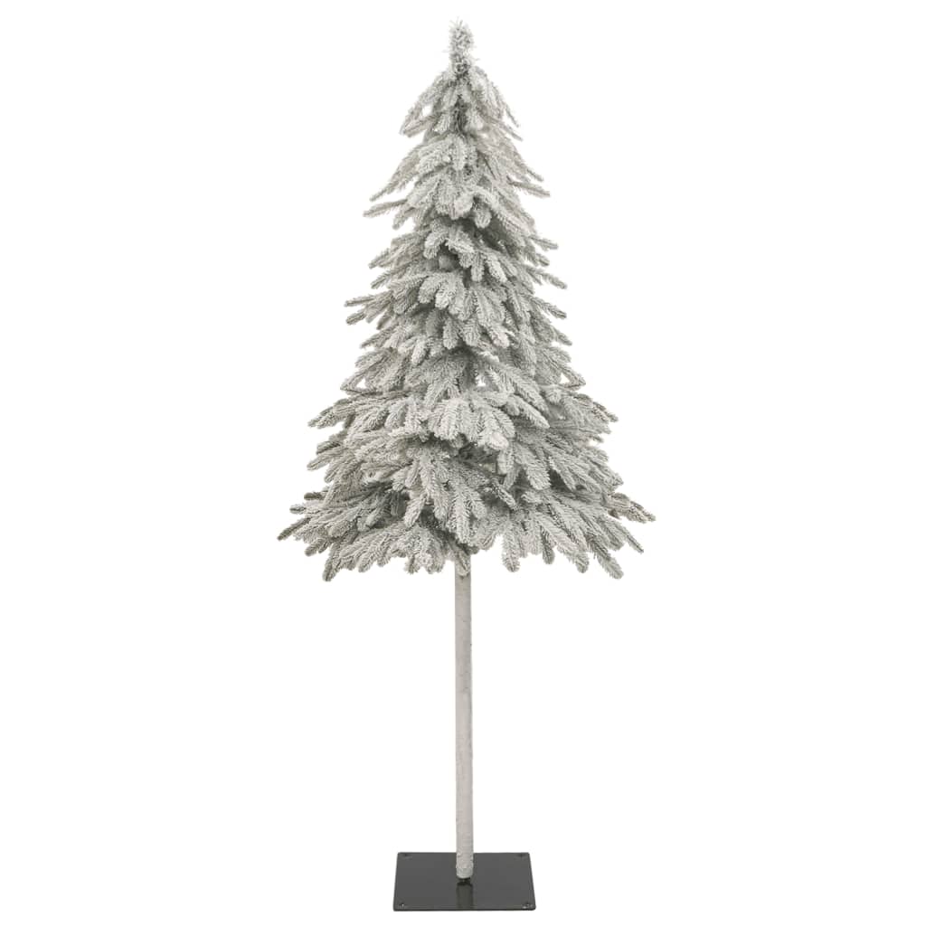 vidaXL Artificial Christmas Tree with Flocked Snow 210 cm