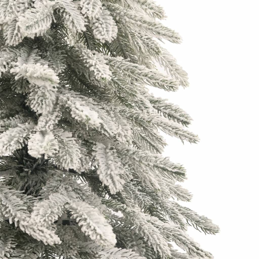 vidaXL Artificial Christmas Tree with Flocked Snow 210 cm