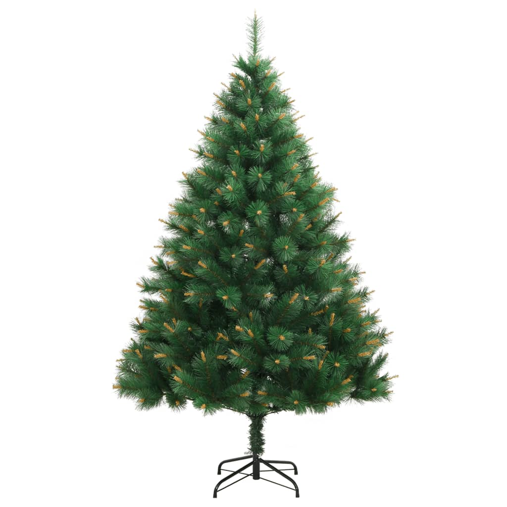 vidaXL Artificial Hinged Christmas Tree with Stand 120 cm