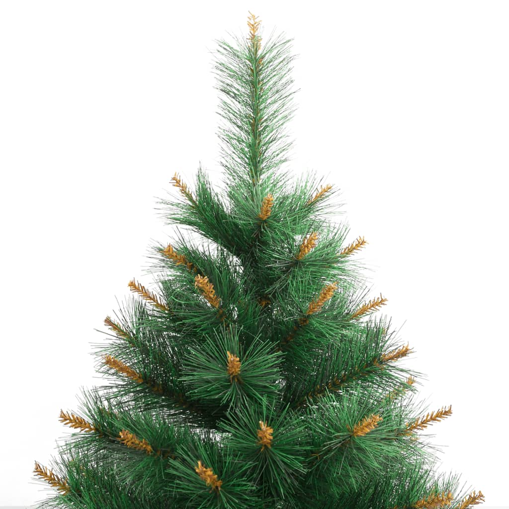 vidaXL Artificial Hinged Christmas Tree with Stand 120 cm