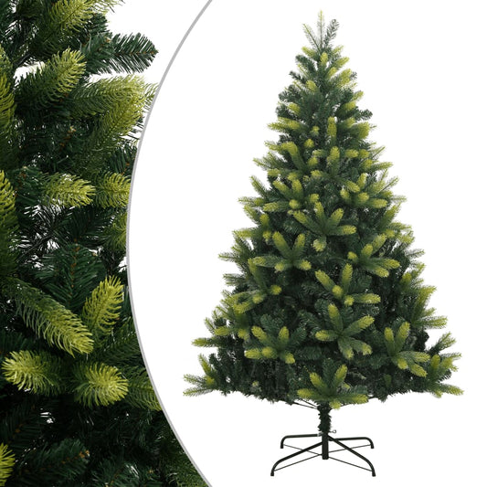 vidaXL Artificial Hinged Christmas Tree with Stand 120 cm