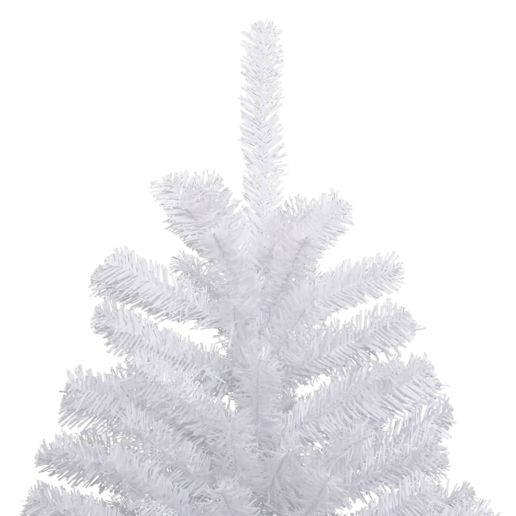 vidaXL Artificial Hinged Christmas Tree with Flocked Snow 150 cm