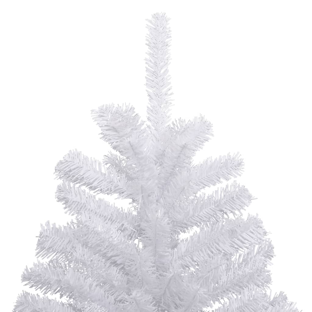 vidaXL Artificial Hinged Christmas Tree with Flocked Snow 180 cm