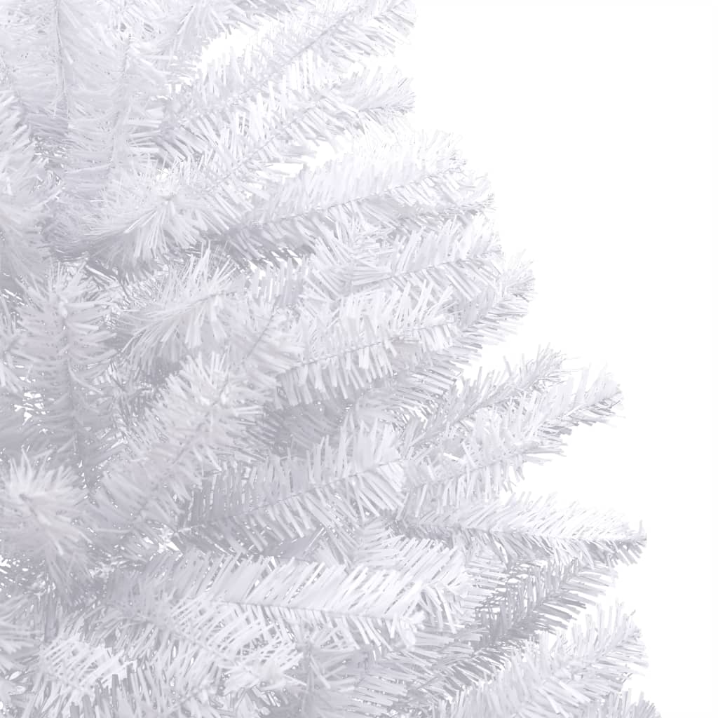 vidaXL Artificial Hinged Christmas Tree with Flocked Snow 270 cm