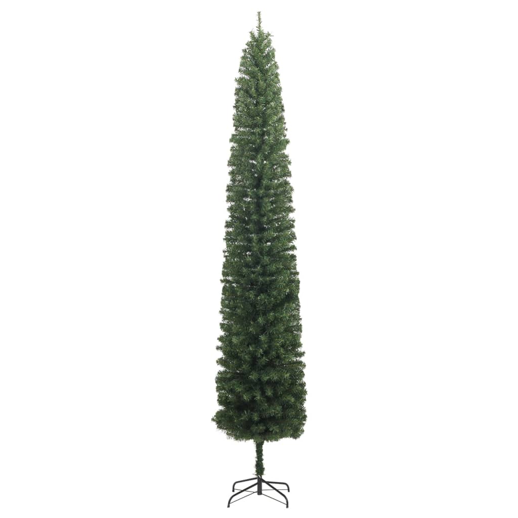 vidaXL Slim Christmas Tree with Stand 300 cm PVC