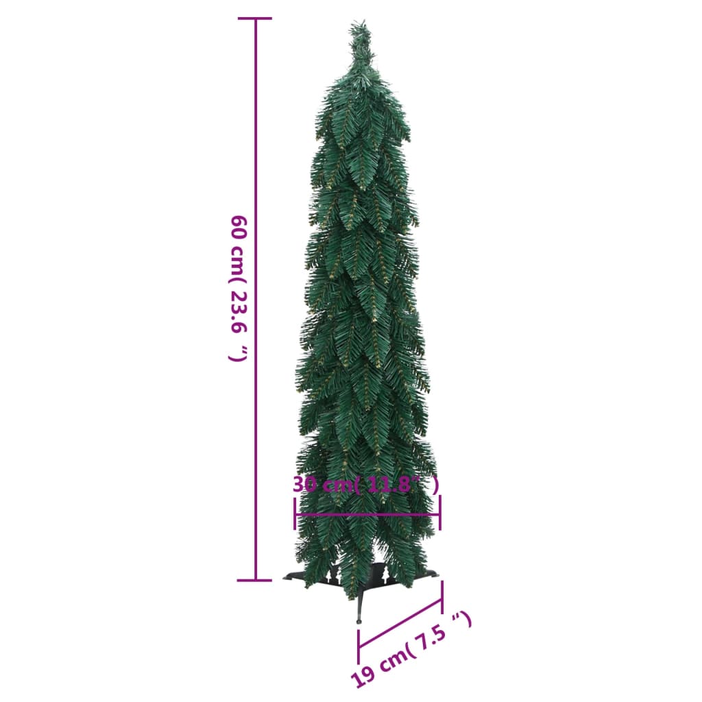 vidaXL Artificial Pre-lit Christmas Tree with 30 LEDs 60 cm